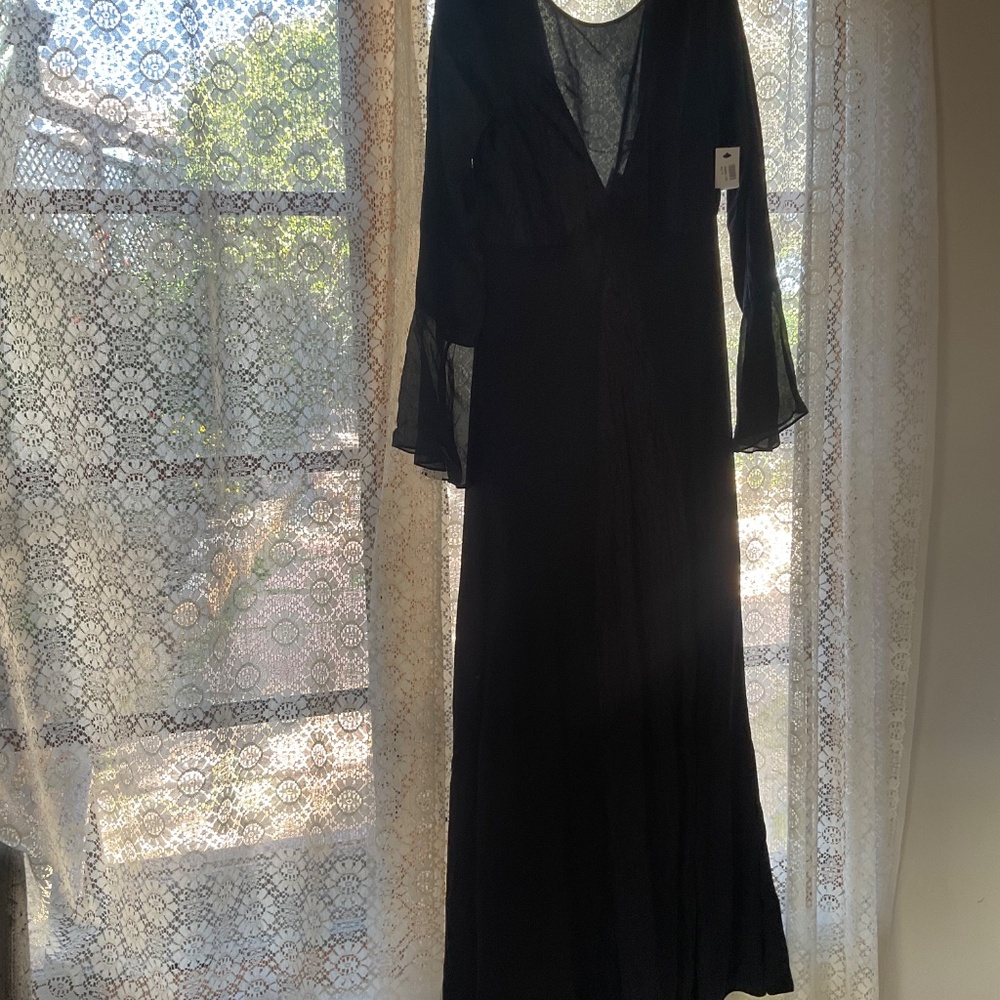 Diane von Furstenberg Midnight Dress Size 10 - Picture 3 of 4